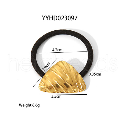 Stainless Steel Elastic Hair Ties for Women Girls DU6634-1-1