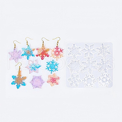 Christmas Pendants DIY Silicone Mold DIY-K073-19A-1