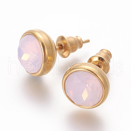 304 Stainless Steel Ear Studs EJEW-E238-13G-1
