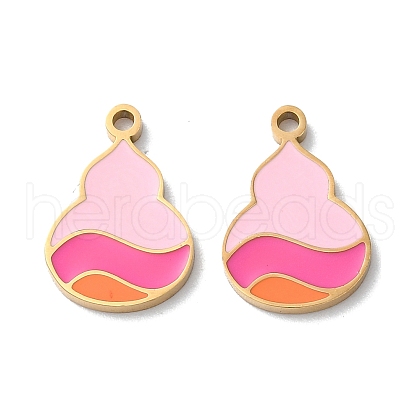 Ion Plating(IP) 304 Stainless Steel Pendants STAS-C083-18G-02-1