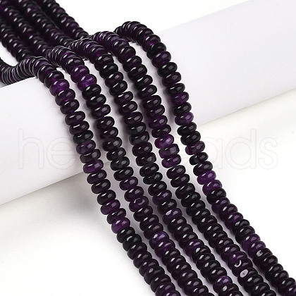 Dyed Natural White Jade Beads Strands G-T139-57A-02-1
