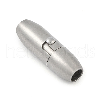 Non-Tarnish 304 Stainless Steel Locking Tube Magnetic Clasps X-STAS-F194-20P-1