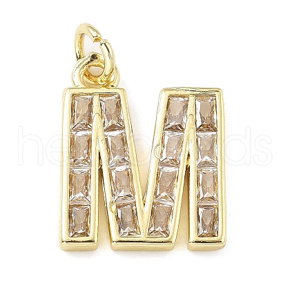 Brass Micro Pave Cubic Zirconia Pendants KK-V014-01G-13-1