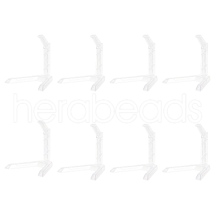 Clear Plastic Model Assembled Action Figure Display Holders ODIS-WH0038-94-1