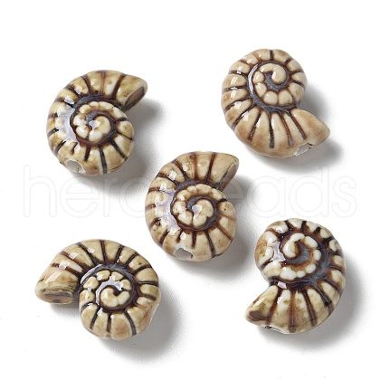 Handmade Porcelain Beads X-PORC-L080-F16-1