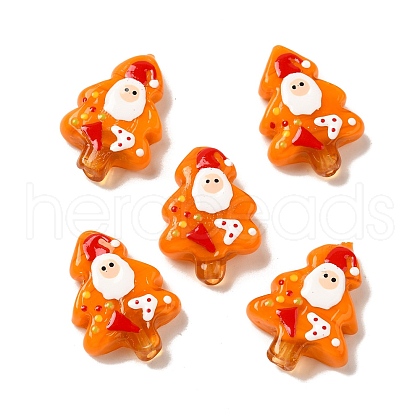 Christmas Theme Handmade Lampwork Beads LAMP-G162-06A-1