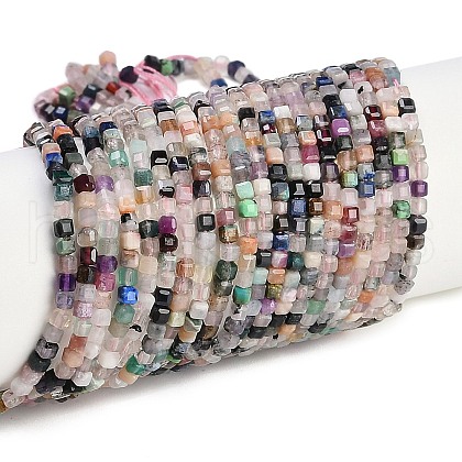 Natural Mixed Gemstone Beads Strands X-G-K312-01A-01-1
