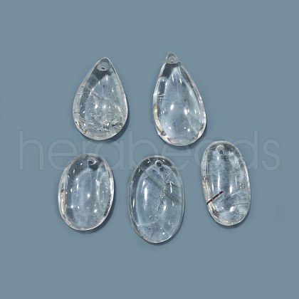 Natural Quartz Crystal Pendants G-L563-004-1