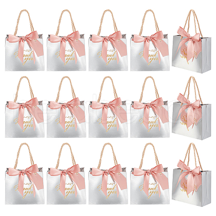 Folding Paper Gift Bags with Handle ABAG-WH0045-22-1