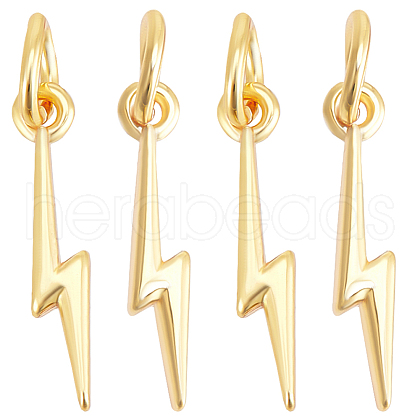 Beebeecraft 20Pcs Brass Charms KK-BBC0015-78-1