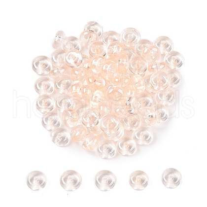 Transparent Dyed Colours Glass Seed Beads SEED-T007-02C-1