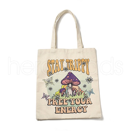 Printed Canvas Women's Tote Bags ABAG-C009-03A-1