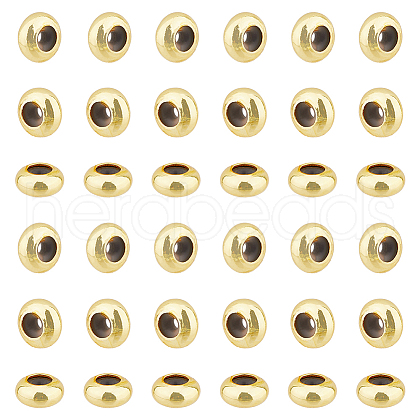 SUPERFINDINGS 70Pcs Brass Beads KK-FH0007-14-1