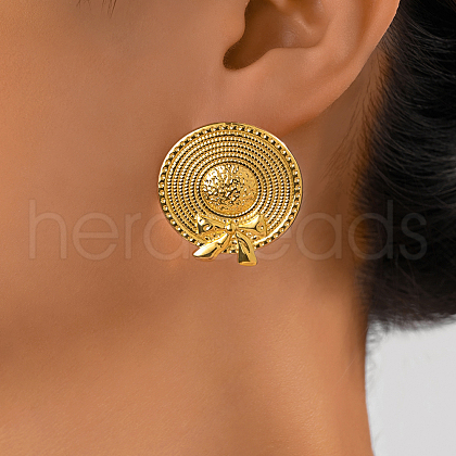 304 Stainless Steel Dangle Stud Earrings TW1910-1-1