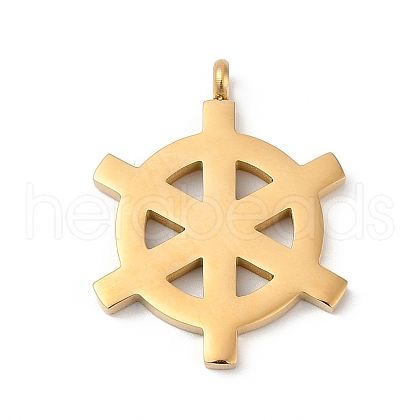 304 Stainless Steel Pendants STAS-Z120-01F-G-1
