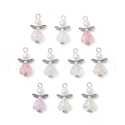 60Pcs Transparent Acrylic Pendants PALLOY-JF03897-1