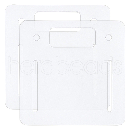 Plastic Card Holder AJEW-WH0473-36A-1