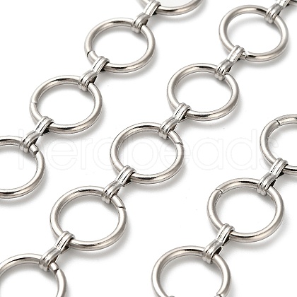 304 Stainless Steel Ring Link Chains CHS-A016-48P-A-1