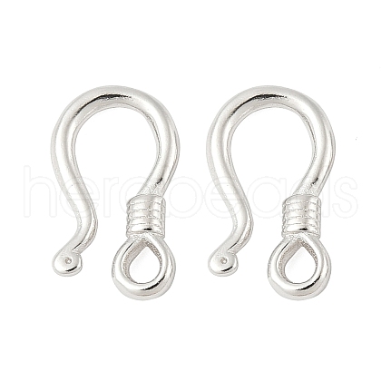 925 Sterling Silver Hook Clasps STER-S012-03B-P-1
