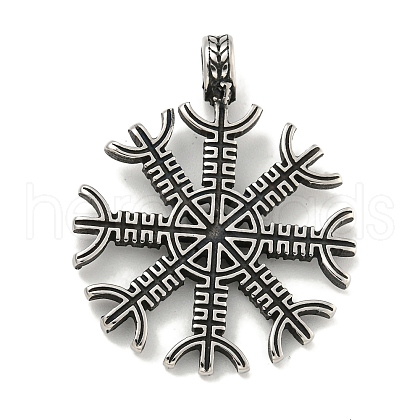 Viking 316 Surgical Stainless Steel Pendants STAS-E212-126AS-1