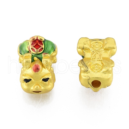 Alloy Enamel Beads FIND-G035-38MG-1