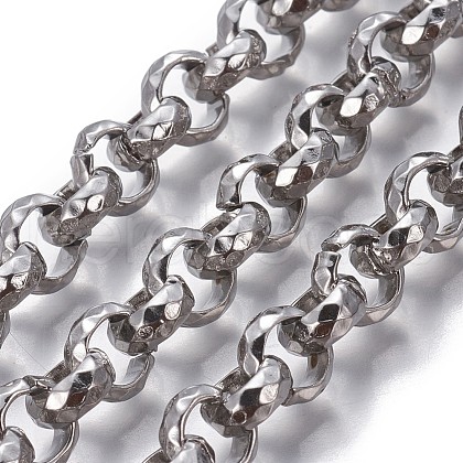 Tarnish Resistant 304 Stainless Steel Rolo Chains CHS-P007-09P-1