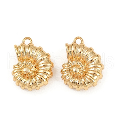 Ocean Theme Brass Charms KK-F902-07B-G-1