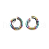 Ion Plating(IP) 304 Stainless Steel Open Jump Rings STAS-N098-062E-01-1