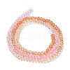 Transparent Painted Glass Beads Strands X1-DGLA-A034-T2mm-A20-5