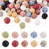  60Pcs 10 Colors Cube Food Grade Eco-Friendly Silicone Focal Beads SIL-TA0001-54A-1