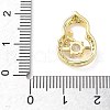 Brass Micro Pave Cubic Zirconia Pendants KK-D357-17A-G-3