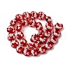 Glass Enamel Beads GLAA-Q125-01B-2