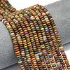 Natural Ocean Jasper Beads Strands G-P575-A36-4x2mm-1
