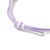 16Pcs Two Tone Waxed Polyester Cord Bracelets for Men Women BJEW-JB11791-5