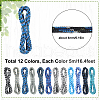 SOFPLATE 60M 12 Colors 7 Inner Cores Polyester & Spandex Cord Ropes RCP-SP0001-02B-2