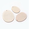 Undyed Wood Big Pendants WOOD-G003-04-1