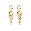 201 Stainless Steel Pendants STAS-I332-06G-1