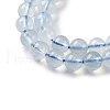 Natural Aquamarine Beads Strands G-P342-10-6mm-C-3