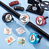 I Love My Bike Alloy Bicycle Bells FIND-WH0117-97B-4