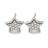 Brass Stud Earrings EJEW-D288-14P-2