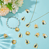 HOBBIESAY 24Pcs 4 Styles Alloy Enamel Pendants ENAM-HY0001-42-3
