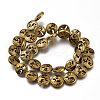 Non-magnetic Synthetic Hematite Beads Strands G-A181-A04-3