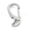 304 Stainless Steel Push Gate Snap Keychain Clasp Findings STAS-C024-19P-1