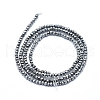 Electroplate Glass Beads Strands GLAA-F079-A-FP03-2