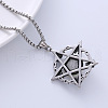 Punk Retro Men's Evil Eye Pentagram Pendant Necklaces ZH8804-4
