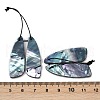2Pcs Natural Black Lip Shell Pendants FIND-Z079-01F-3