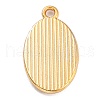 Golden Alloy Enamel Pendants KK-P197-16B-3