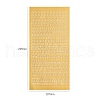 Letter PVC Adhesive Waterproof Stickers Self-Adhesive Stickers PW-WGB281D-01-1