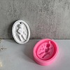 Oval with Angel Pendant DIY Silicone Molds SIMO-P003-06A-1