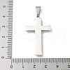 304 Stainless Steel Pendants STAS-G346-15P-3